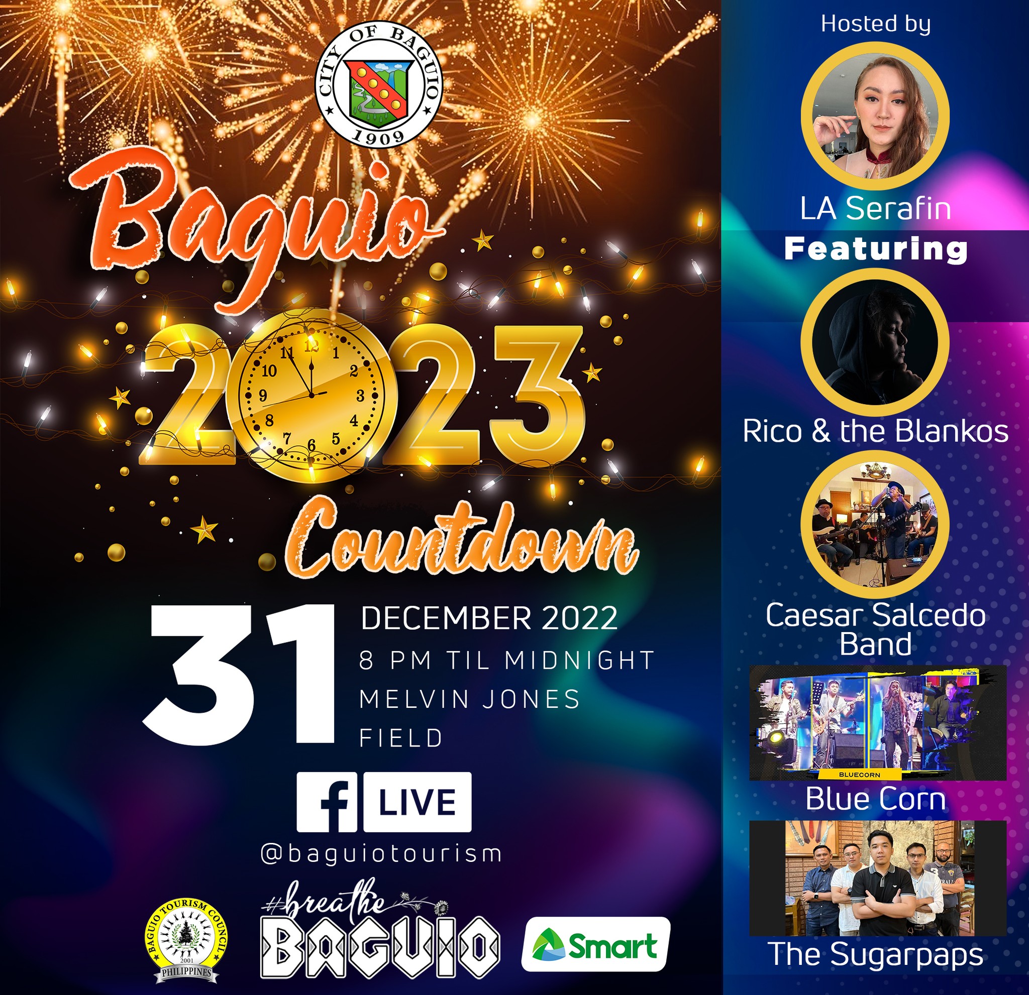 Baguio 2023 New Year Countdown